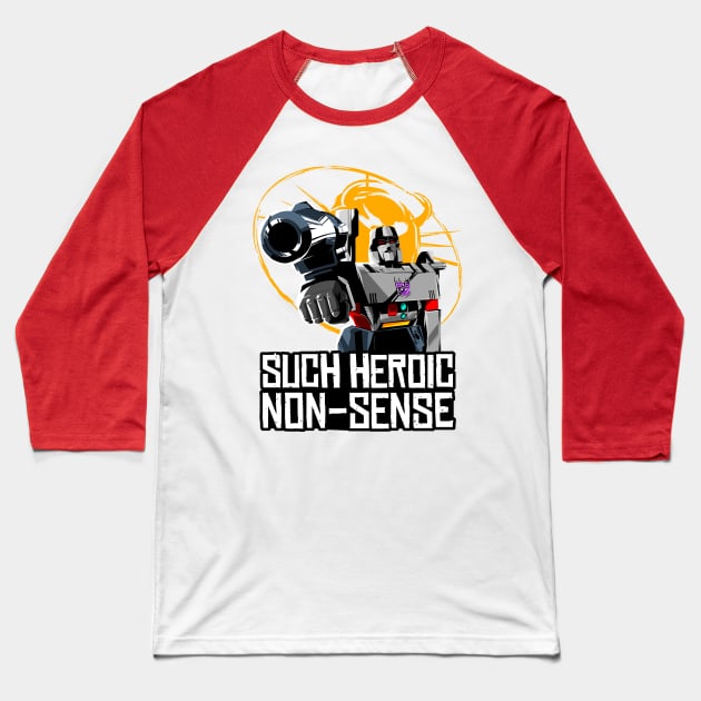 Such Heroic Non-Sense Baseball T-Shirt by manoystee